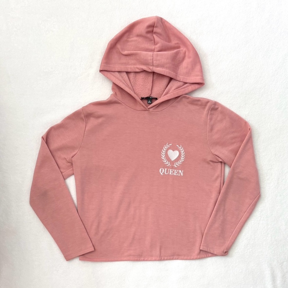 Sweet Rain Queen Embroidered Hoodie